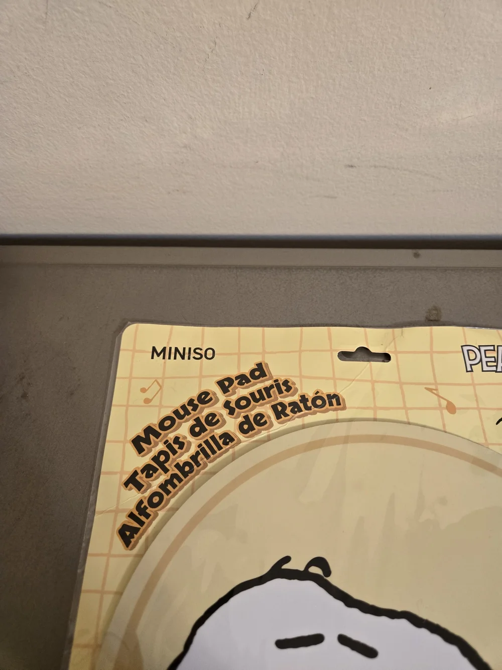 Miniso Peanuts Mouse Pad Featuring Snoopy and Woodstock